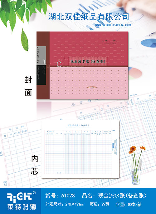 6102S--現(xiàn)金流水賬