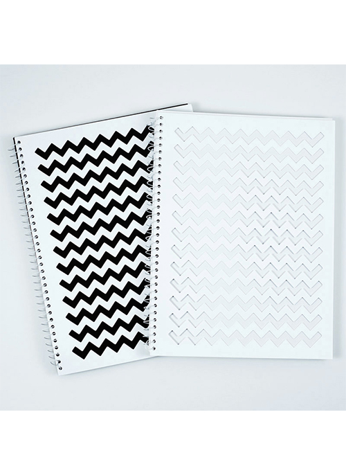 RT-20040 die cut spiral notebook 