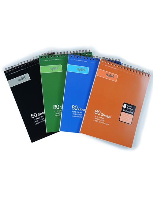 RT-20027  top bronzed spiral notebook 